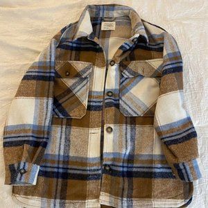 Flannel oversized jacket/shacket